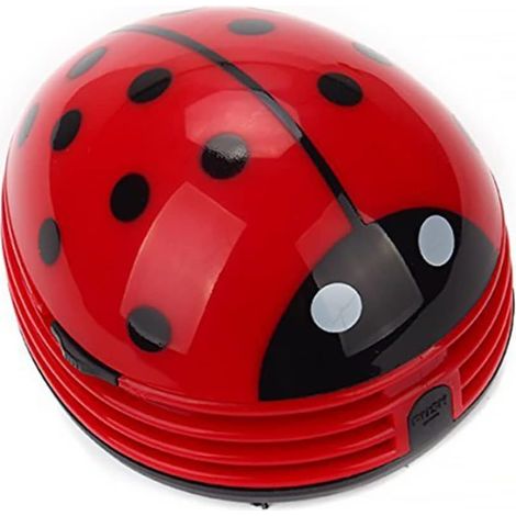 Aspirateur de bureau mini design scarabée pour nettoyer les miettes et poussières sur le bureau