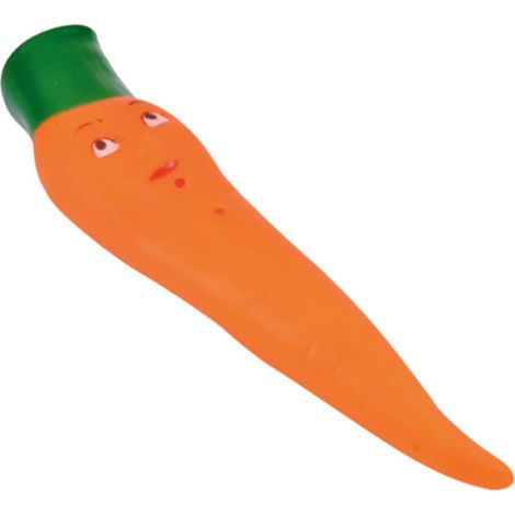 Jouet carotte orange de 20 cm pour chiens (1/3)