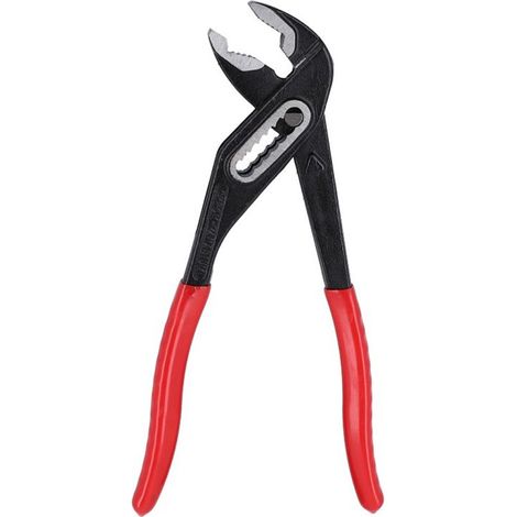 Alicate de pico de loro con 7 posiciones de apertura 17,5cm fabricado en acero al cromo vanadio con mango ergonómico de PVC