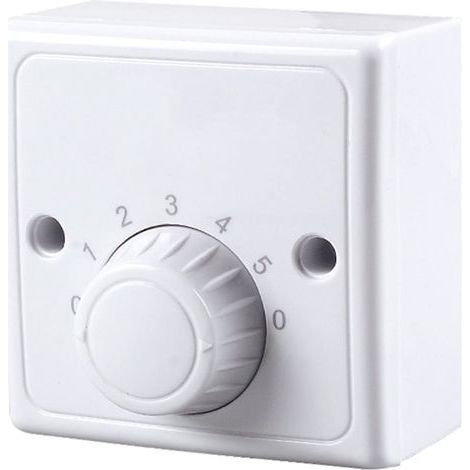 Interrupteur à variateur mural universel 220 V pour ventilateur de plafond, cinq vitesses. (1/5)