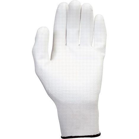 Mikro-Feinstrickhandschuhe-weiß, 7, 12 Paar (1/4)