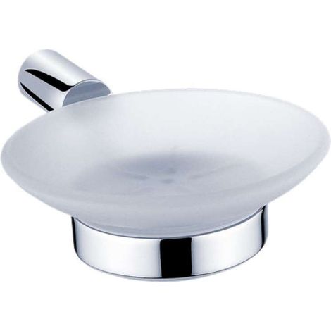 Nimco Bormo - Dispensador de jabón, cromo/vidrio esmerilado BR 11059C-26
