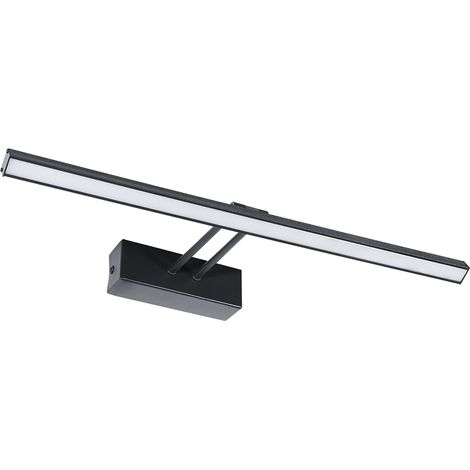 EMKE Lampe à LED pour Miroir Lampe pour Miroir de Salle de Bain 40 cm, Rotation de 200° Lampe pour Miroir Eclairage LED pour Miroir de Salle de Bain 6500K (Noir) (1/5)