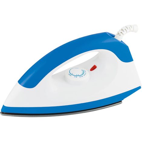 Fer à repasser pour vêtements, usage domestique, sans eau, contrôle de la température, défroissage, semelle élégante, compatible avec de nombreux tissus, économe en énergie (1/5)