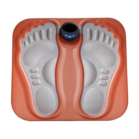 (Orange) Coussin de massage des pieds intelligent 3D à 6 modes et 15 niveaux avec masseur de pieds à microcourant (1/5)