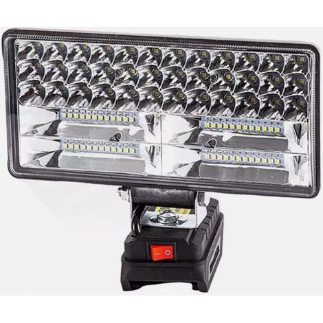 Lampe de travail LED 84 W pour batterie Makita Li-ion 18 V, projecteur, lampe torche DE (1/5)