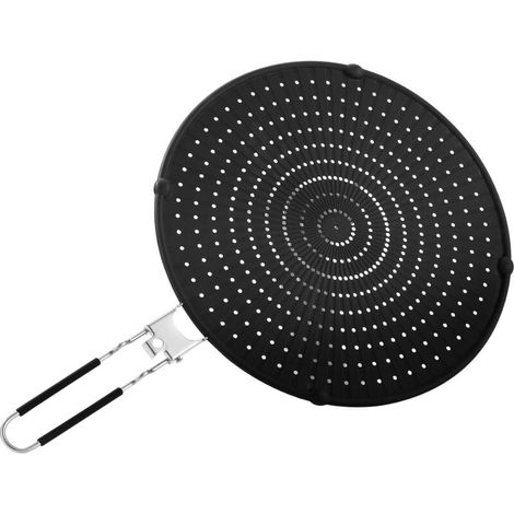 Couvercle Anti-éclaboussures - 1 Pièce - Silicone - Pliable - Pour Poêle Et Friture - 32 Cm (1/5)