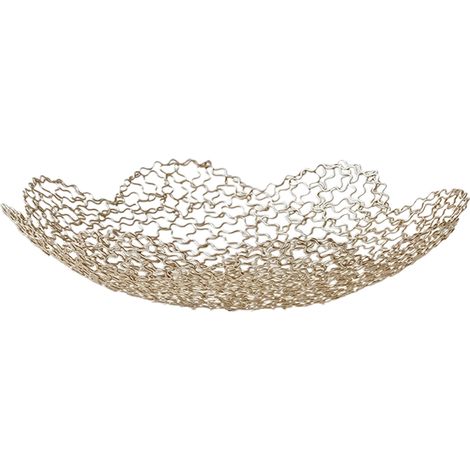 Panier à fruits en fil métallique, bol moderne pour comptoir de cuisine, décoration de la maison, centres de Table, anis étoilé L (1/5)