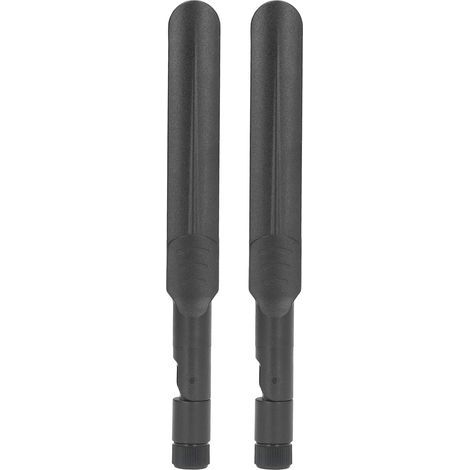 2 Pièces Antenne WiFi Double Bande 2.4GHz/5.8GHz SMA Mâle Pliable Blanche pour Routeur (1/5)