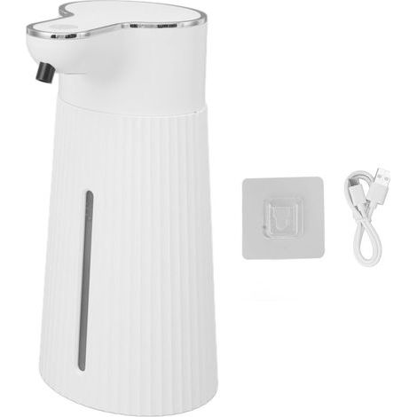 Distributeur automatique de savon à détection intelligente, Machine murale sans contact pour la maison, modèle de gouttes de liquide de 400ml (1/5)