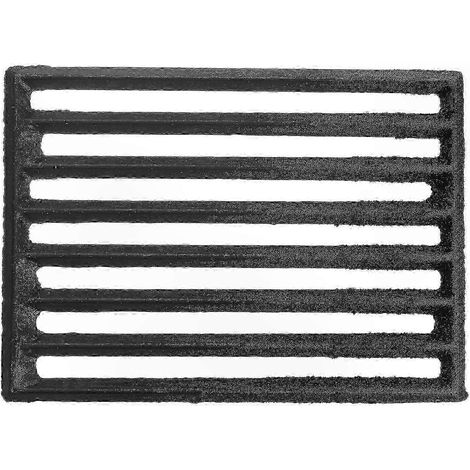 Grille de cheminée robuste en acier pour poêles à bois - Support à bûches renforcé (1/4)