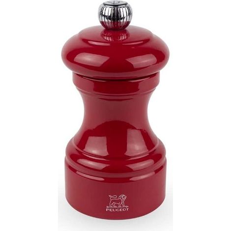 Peugeot Bistro Macinapepe 10cm Rosso Legno Laccato