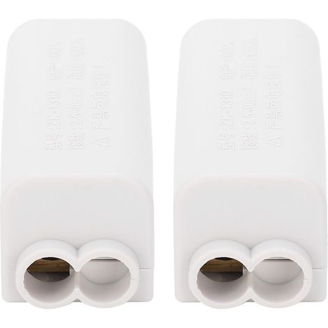 Lot de 2 borniers de raccordement en T ZK1310, répartiteur principal haute puissance 1 entrée 2 sorties, 1000V 80A, connecteur électrique robuste. (1/5)