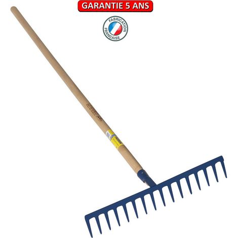 OUTILS PERRIN Râteau forgé 12 dents droites manche 1,5 m (1/2)