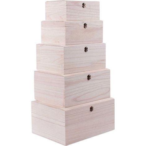 Baule per decoupage, 40x31x20 cm