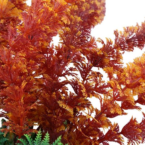 Nouvelle plante aquatique artificielle, herbe vive, décoration pour aquarium (orange) (1/3)