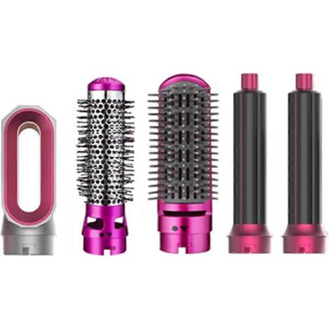 Sèche-cheveux électrique 5 en 1 avec brosse à cheveux Airwrap, boucleur et lisseur automatique, peigne à air chaud, prise américaine. Usage domestique. (1/5)
