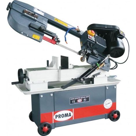 Sierra de Cinta para Metal Proma PPK-175, Corte Preciso de Metales, Velocidad Variable y Brazo Inclinable para Uso Industrial y Talleres Profesionales.