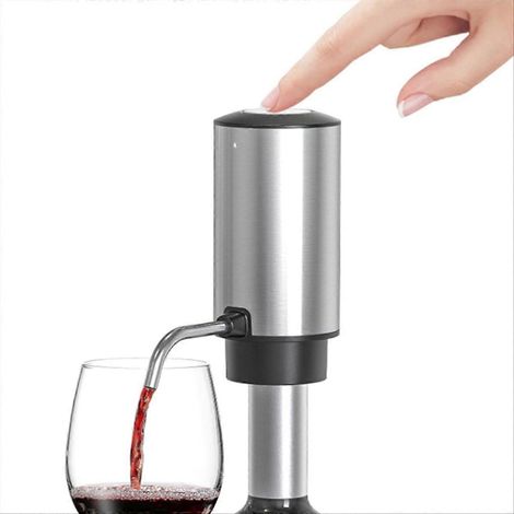 Aérateur de vin électrique, carafe à vin automatique, distributeur de vin avec port USB pour les amateurs de vin et pour un usage personnel. (1/5)