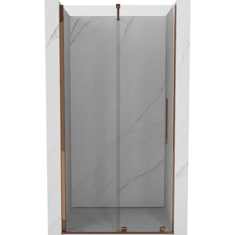Mexen Velar porte de douche coulissante 90 cm, transparent, or rose - 871-090-000-01-60 (1/5)