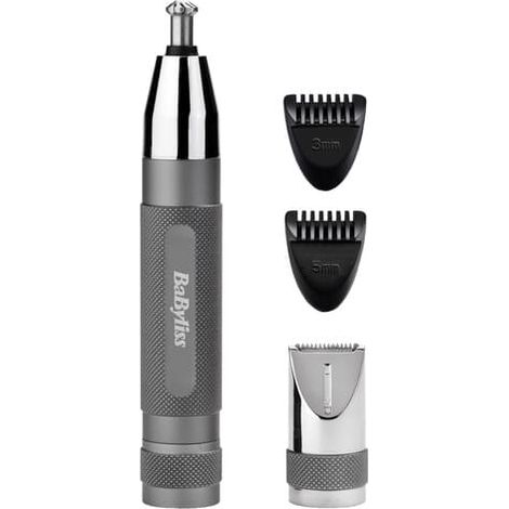 BaByliss E116E Super-X Metal Nasen-/Ohrhaarschneider + Augenbrauen-Trimmer (1/3)