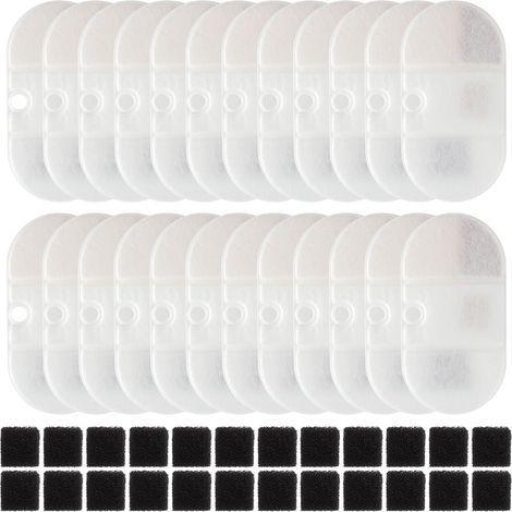 Katzenbrunnenfilter kompatibel mit Petlibro Capsule Brunnen 2,1 l – Ersatzfilter mit Harz und Aktivkohle + 12 Stück Vorfilterschwämme für Katzenwasserspender (1/5)
