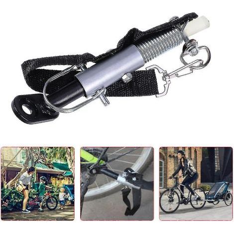 Adaptateur d'attelage universel pour remorque de vélo à dégagement rapide en acier (1/3)