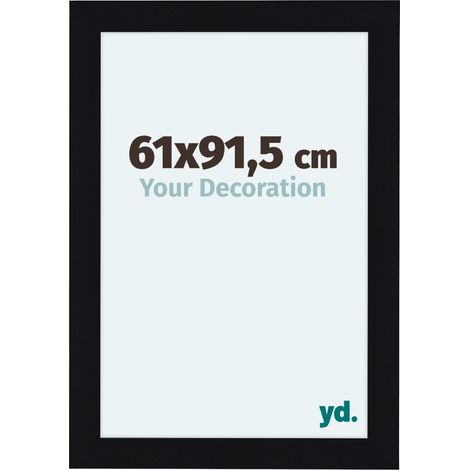 yd. - Cadre photo 61x91.5 - Noir Brillant - MDF - Como (1/5)