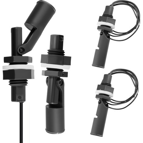 2 sensori di livello dell'acqua da 220 V, interruttore a galleggiante laterale in PP, sensore di livello orizzontale per piscina, acquario, facile da installare (1/5)