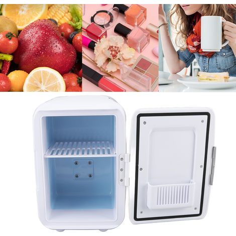 Mini Fridge Portable - Glacière Automobile 4L ABS avec Partition Amovible - Stockage Cosmétique et Aliments - Cigarette Lighter Inclus (1/5)