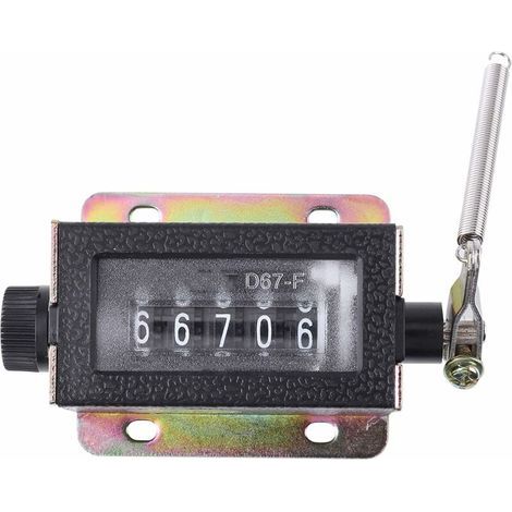 Mini Compteur Mécanique Manuel Compteur 5 Chiffres Arithmomètre (1/5)