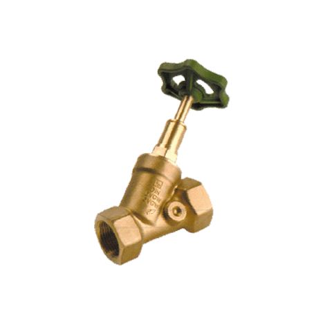 Seppelfricke SEPP DIN-Basis Freistromventil, ohne Entleerung, steigend, Rp1/2 (DN15), Messing Typ 1402, 0048912