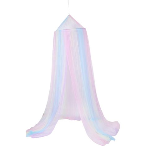Moustiquaire Angoily pour lit double, motif arc-en-ciel (1/5)