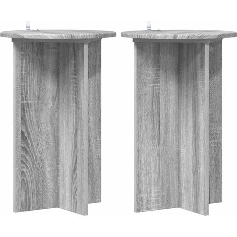 Maison Exclusive - Pflanzenständer 2 pcs Graues Sonoma Ø40 x 60 c