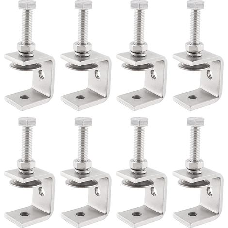 Stück C-Klemmen aus Edelstahl, verstellbare C-Klemme, robuste C-Klemme für Holzbearbeitung, Schweißen, Autoreparatur (1/5)