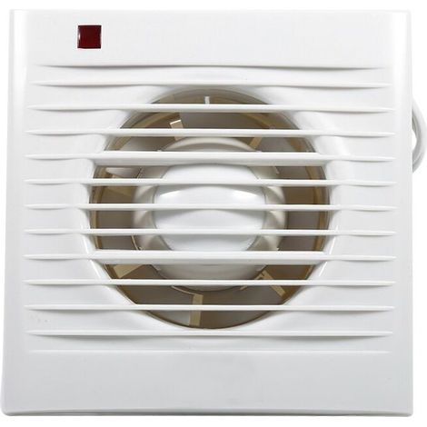 Ventilatore di scarico per bagno, ventilatore di scarico a parete silenzioso, estrattore di ventilazione per cucina e bagno (4") A (1/4)