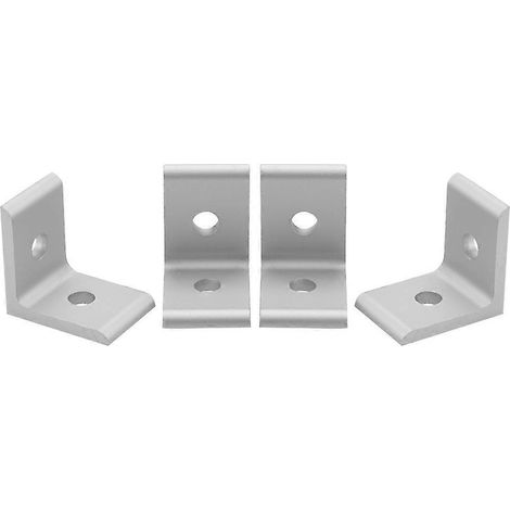 Stück Eckverbinder-Winkelverbinder-Verbindungsstück aus Aluminiumprofil (Weiß 2020A)