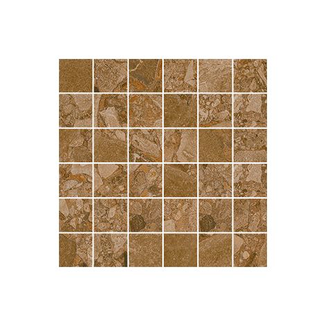 Mosaique sol / mur effet terrazzo marron 30x30 cm BROWN WASH (vendu à l'unité) (1/2)