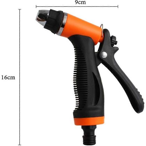 Pistolet pulvérisateur d'eau haute pression, buse en cuivre, tuyau de 6 m, pour jardin, pelouse, lavage de voiture
