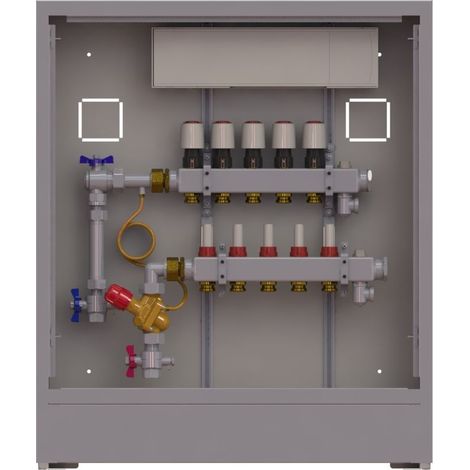 Station UnoFloor Comfort 5L 5 HK, links mit AB-PM-Set, 230V (1/2)