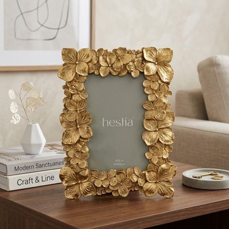 Relica Gold Flower Photo Frame (1/2)