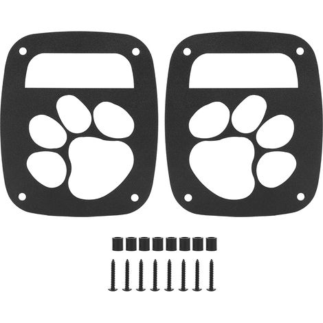 Pare-chocs arrière protège-feu arrière patte d'ours design compatible Jeep Wrangler TJ 97-06 (1/5)