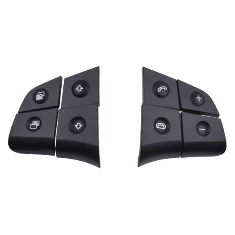 Pomelli di ricambio per i comandi al volante di Mercedes-Benz Classe W164, W245, W251, ML, GL e BR – Neri