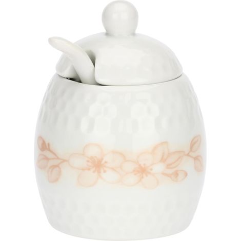 THUN - Mini zuccheriera con cucchiaino - porcellana - Collezione Bomboniera - 50 ml - 6.8 x 9.5 cm (1/4)