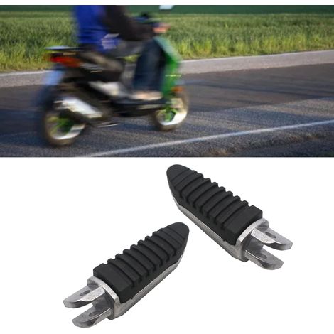 2 repose-pieds avant antidérapants pour moto électrique, pédales confortables avec grip lisse, résistants au glissement, motocyclette (1/5)