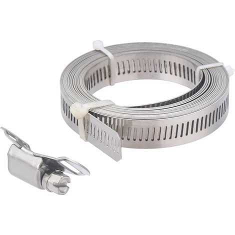 AROZ Nastro senza fine in acciaio, lunghezza 3 m, larghezza 14 mm +10 teste