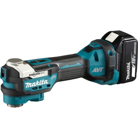 Utensile multifunzione a batteria Makita 18V DTM52T1JX2, 1x5.0+caricatore + set di accessori (1/4)