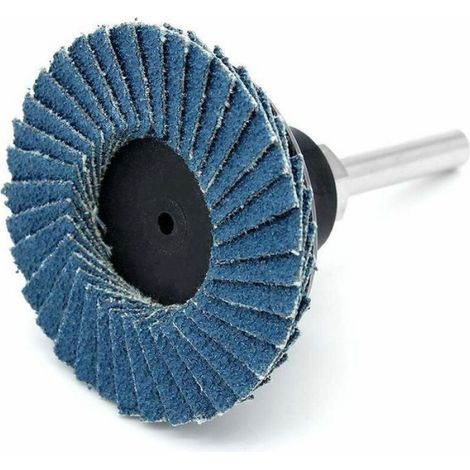 Disques Abrasifs - 50 mm - Grains 40 60 80 - Pour Acier Inoxydable Et Aluminium - Lot De 31 (1/4)
