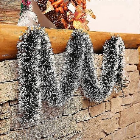 Guirlande de ruban de 2 m pour décorations de Noël, décorations de sapin, guirlande de pin, ruban pour la décoration intérieure (1/5)