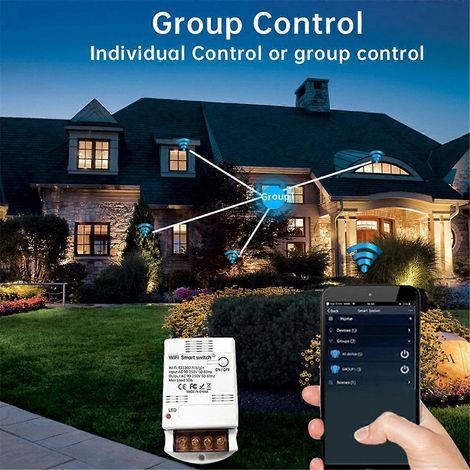 WiFi Smart Switch 30A Relaismodul Smart Switch Controller--